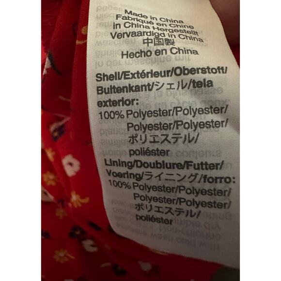 Madewell Ruched Wide Leg Jumpsuit in Prairie Posies, Size 6 - Picture 7 of 9